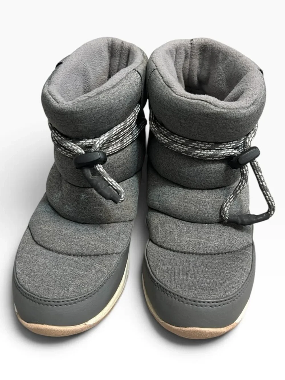 Sorel Explorer Joan Waterproof Gray Winter Snow Boots NL3438 Sz 8